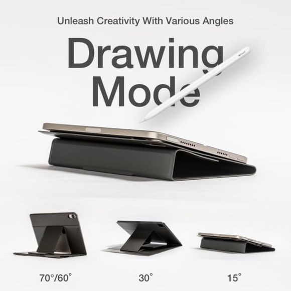 Tablet Case Compatible with iPad pro 11"/iPad air 4/5th, iPad 9/10th, Fly Folio - Picture 3 of 9